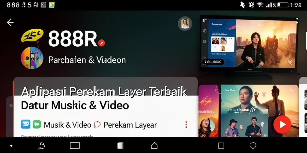 Tampilan antarmuka aplikasi 888R yang sederhana dan fungsional.