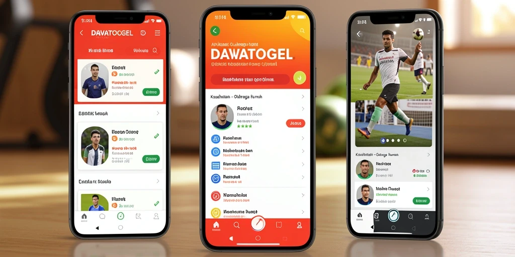 Antarmuka DAWATOGEL yang intuitif dan user-friendly untuk olahraga rumah.