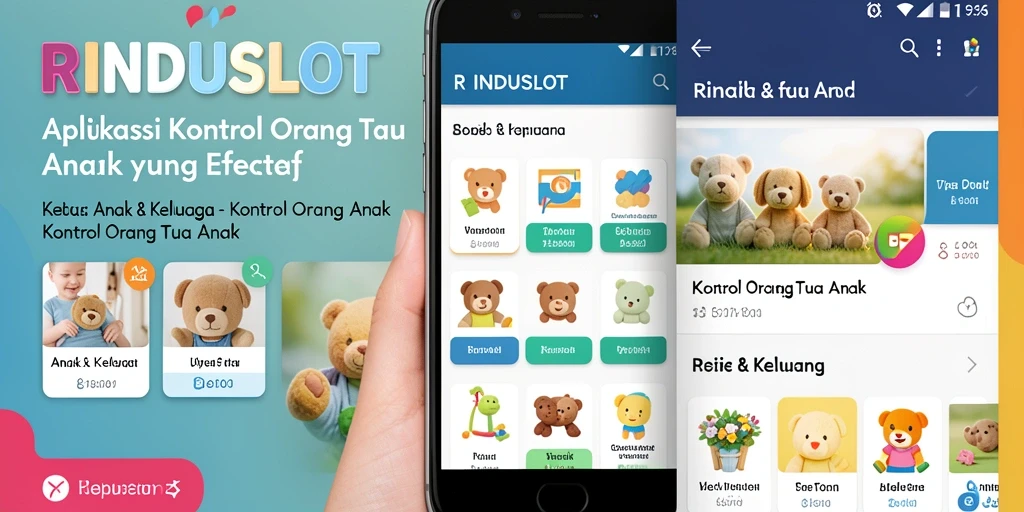 Tampilan antarmuka RINDUSLOT untuk pemantauan orang tua.